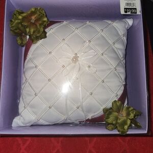 Bride's To Be Ring Wedding Pillow